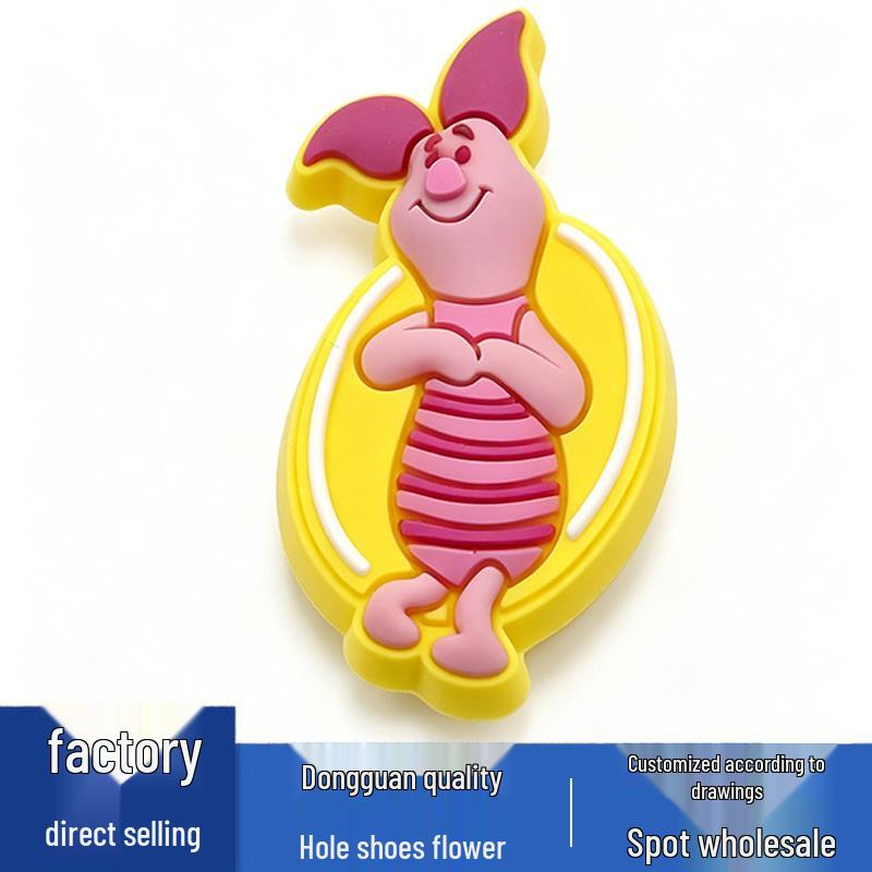 New Winnie the Pooh Flower PVC Shoe Charms for Crocs