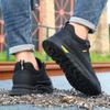 Fashion New Men Work Safety Boots Steel Toe Safety Shoes Puncture Proof Working Shoes Male Outdoor Rubber Security Boots Man Sneakers