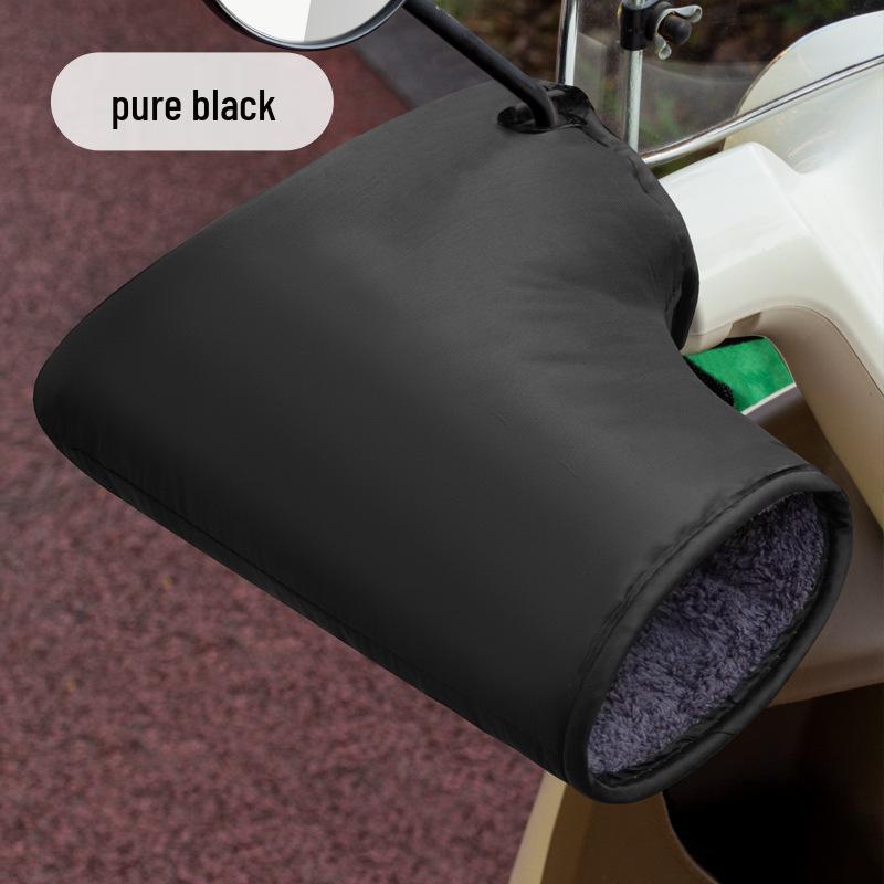 

Зимние электрические мотоциклетные ручки: Перчатки с флисовой подкладкой, утолщенные, теплые, ветрозащитные, водонепроницаемые и морозостойкие.