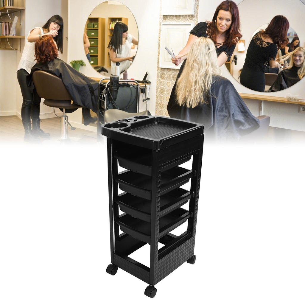 Salon Trolley Cart Professional Multi Layer Removable Hair Salon Stations for Barber Shop