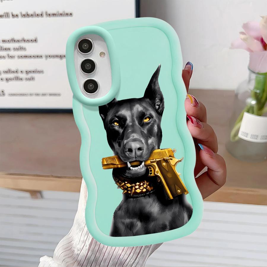 

Trendy Doberman Soft Phone Cover Case for Samsung Galaxy A11 A13 A14 A52 A12 A16 A15 A21s A22 A05 A03 A23 A06 A04 A53 A33 Galaxy A33 5G