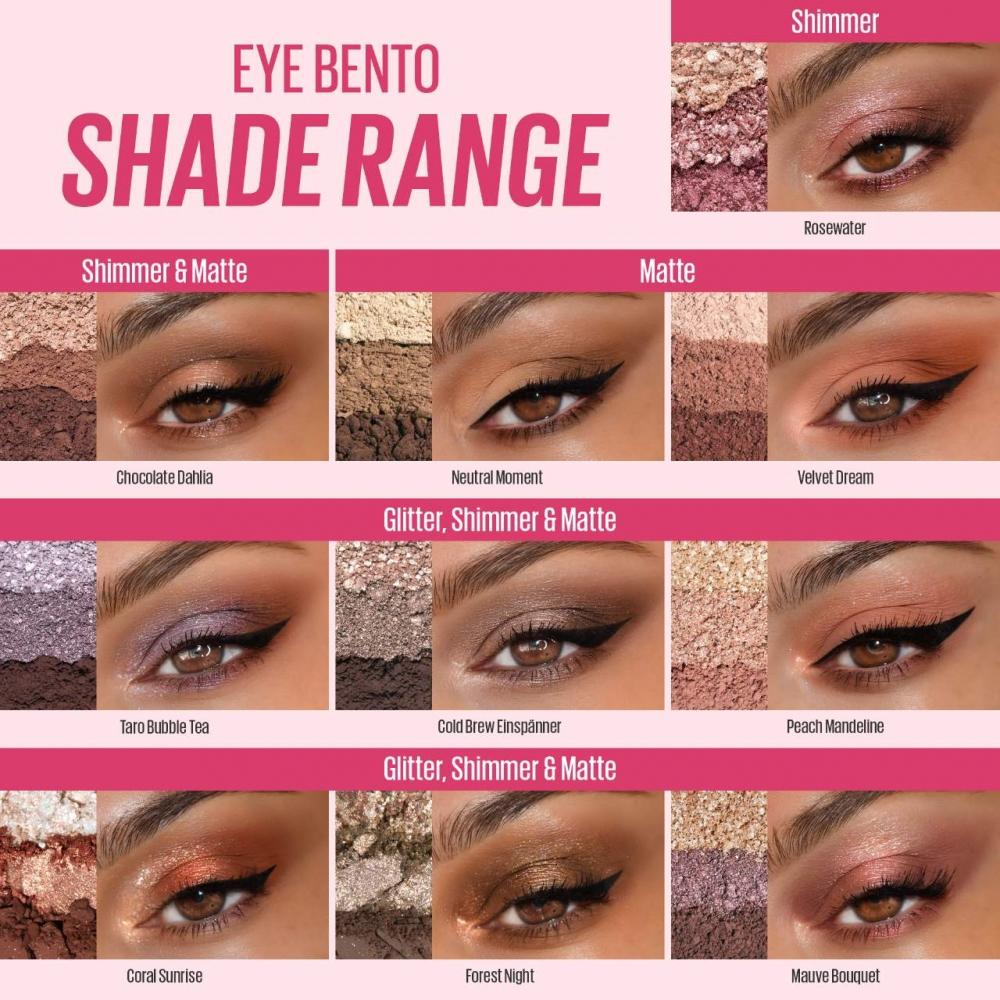 Kaja Eye Bento Bouncy Eyeshadow Trio 3 X 0.03 Oz Neutral Moment