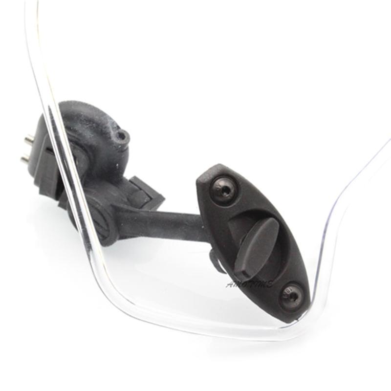 Motorcycle Windshield Airflow Adjustable Windscreen Extension Wind Deflector