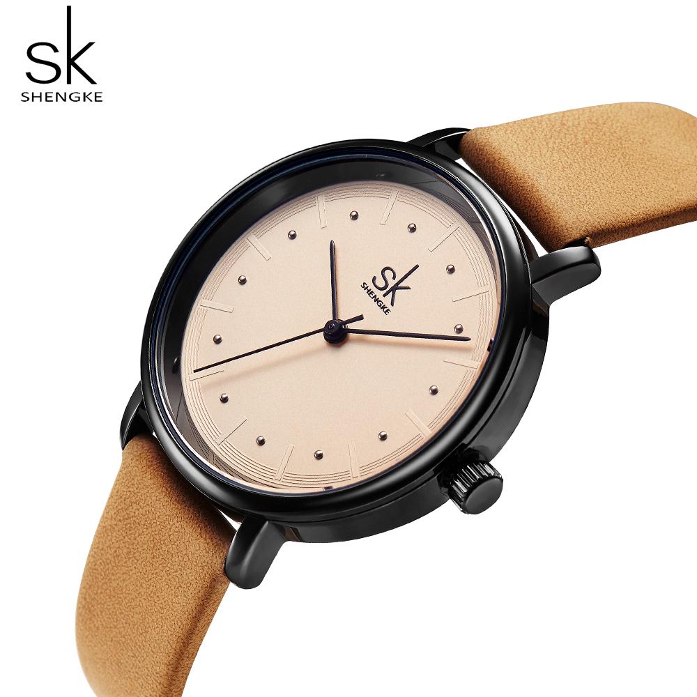 Shengke Sample Styles Ladies Watches Original Design Women's Quartz Wristwatches Best Gifts Clock