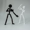 Movable 3D Printed Mannequin 3D Printing Stickman Assembled Robot Parent-children