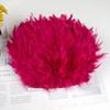 1Meters Natural Turkey Feathers Trim Height 10-15Cm Wedding Clothing Dress Decoration Diy Feather Ribbon Sewing Crafts