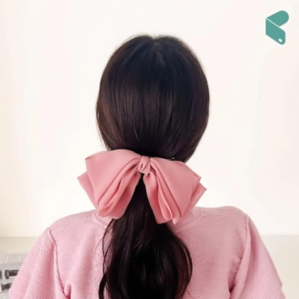Hairpin Angel Scrunchie Chiffon Double Wings Lovely Pink Hair Ornament Ribbon Pin Point Commerce Pick JL