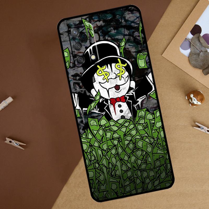 Monopolys Money Dollars For Oppo A60 A40 A80 A74 A94 A54 A18 A38 A58 A78 A98 A16 A76 A96 A15 A57S A17 A77 Phone Case