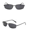 Metal Frame Sun Glasses UV400 Shades Eyewear UV Protection Square Sunglasses  Outdoor