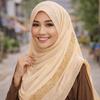 Multicolor Chiffon Headscarf Chiffon Material Malaysian Scarf Trendy Women Headwear  Gift