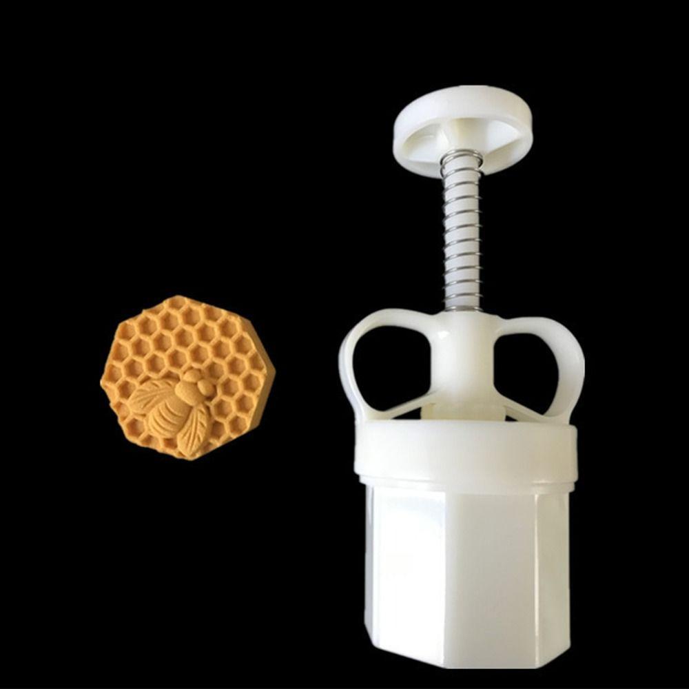 Honeycomb Shape Pastry Mold Hand Press Mung Bean Cake Mold Honeycomb Moon Cake Mold  Kitchen Baking
