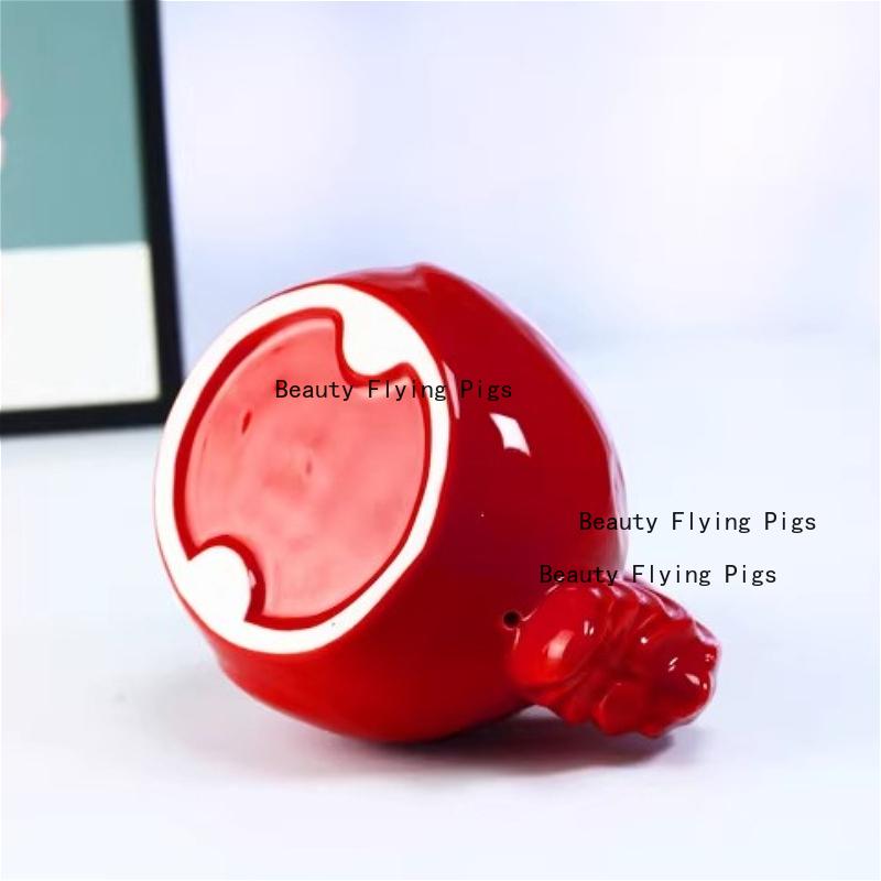 1pc Ceramic Zodiac Rooster Mascot White/Red Rooster Ornament Home Decoration Desktop Animal Ornaments Ceramic Craft Animal