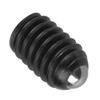 10pcs M4 Screw Thread Hex Socket Carbon Steel Ball Spring Plungers Set (M4*6)