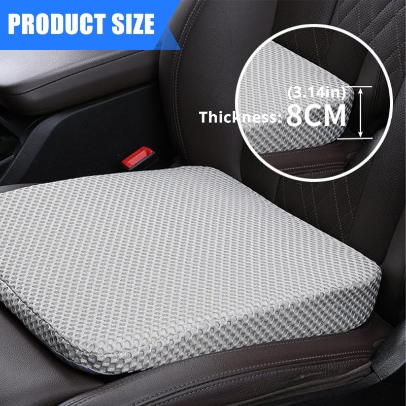 High Density Automotive Cushion 8cm Height Adjustment Pad for Better Steering Wheel Reach & Enhanced Road Observation