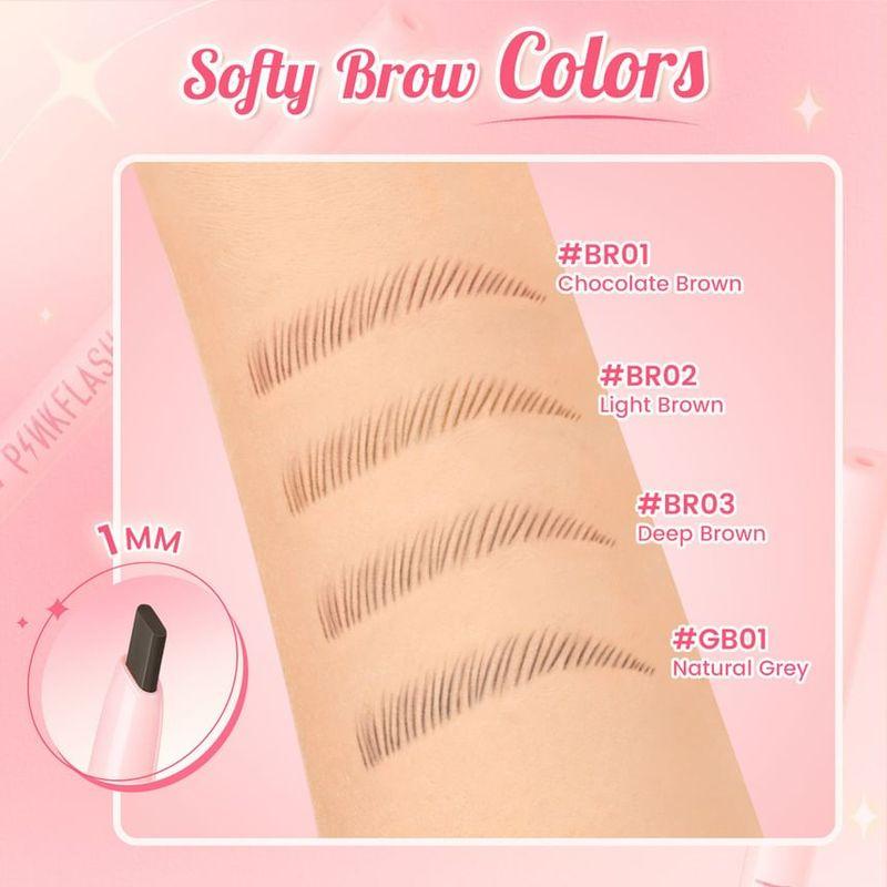 PINKFLASH - Skinny Eyebrow Pencil - 4 Colors