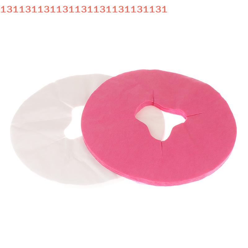 100pcs Disposable Massage Face Rest Cushion Covers Spa Salon Headrest Pillow Cradle Sheets Paper Face Cradle Table Cover