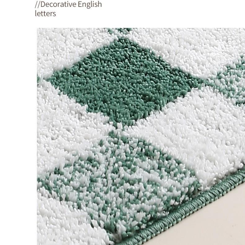 Korean Plush Carpet: Thickened & Water Absorbent for Bedroom, Bay Window, and Sofa