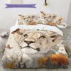 Cougar Pattern Bedding Home Decoration Birthday Gift (1 * duvet cover + 2 * pillowcase, without core)