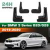 4PCS Car Mud Flaps Splash Guards Mudguards Car Mud Flaps Compatible with BMW 3 Series G20/G28 2019 2020