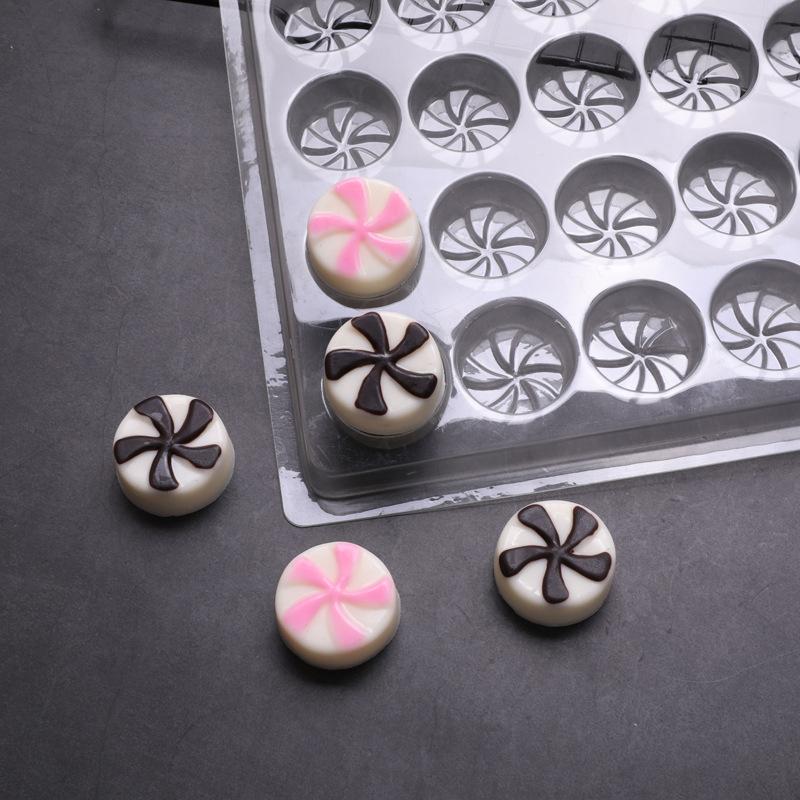 Molde de Chocolate Transparente para Mascotas Gelatina Dulce Cubito de Hielo Amor Cuadrado Redondo Flor Creativo Cocina Postre Repostería Diy Herramienta de Horneado