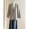 Export Pure Yuan Leak-Picking Women's Autumn Houndstooth Jacket Small Suit