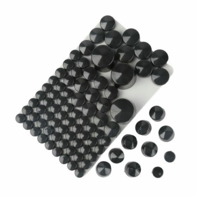 Motorfiets 87 stuks Chroom Zwart ABS Bout Dopjes Deksel Set Voor Harley Softail Twin Cam 1984-2006 2007-2013
