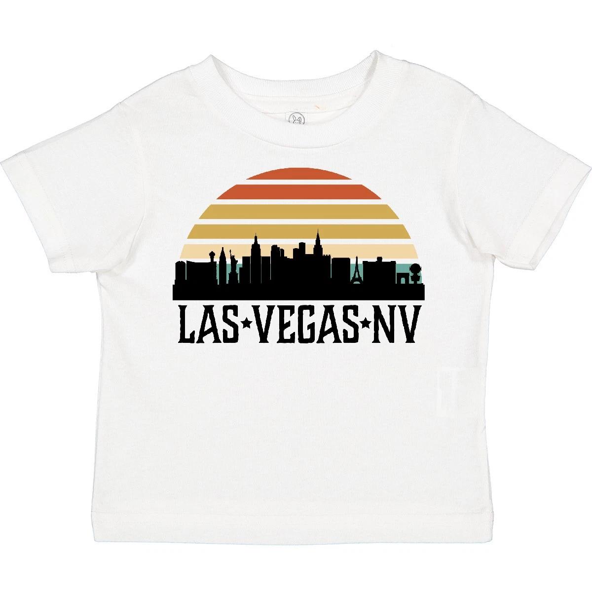 Inktastic Las Vegas Nevada Skyline Retro Toddler T-Shirt Cities Trip Child Kid 100