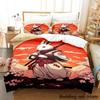 Samurai Rabbit Bedding Set Single Twin Full Queen King Size Bed Set Adult Kid Bedroom Duvetcover Sets Anime Parure De Lit Bed
