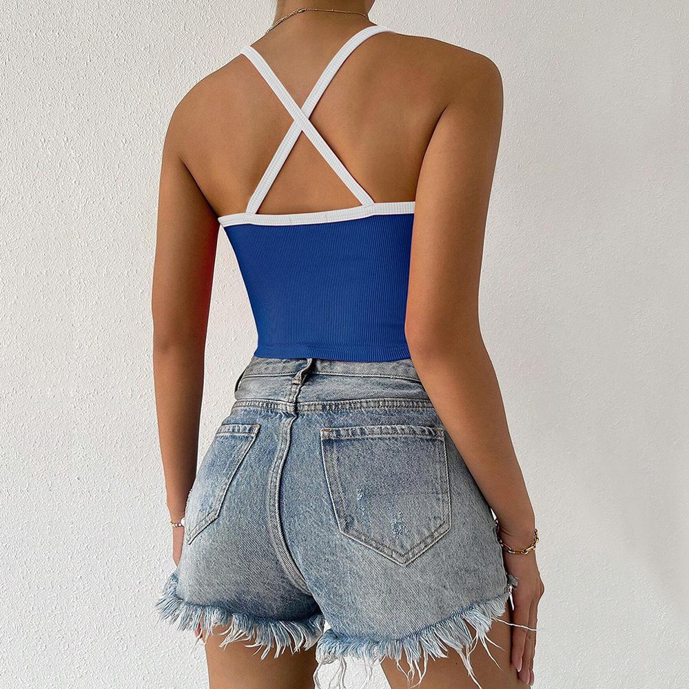 Fashion Summer Casual Sport Bare Midriff Top Women Vest