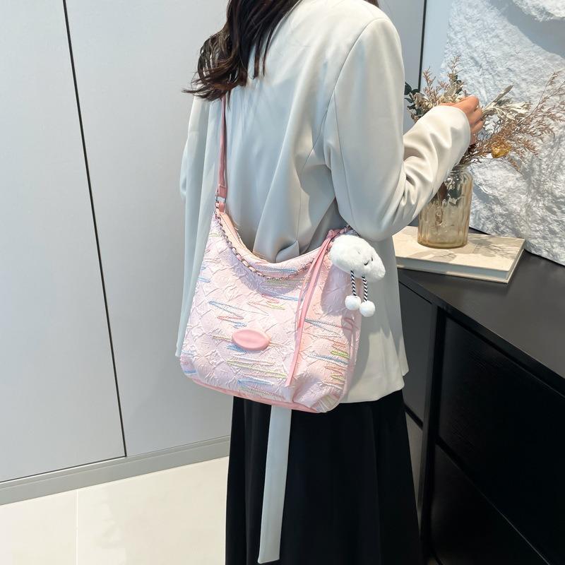 Women's bag new shoulder bag fashionable and sweet handbag bucket bag small bag