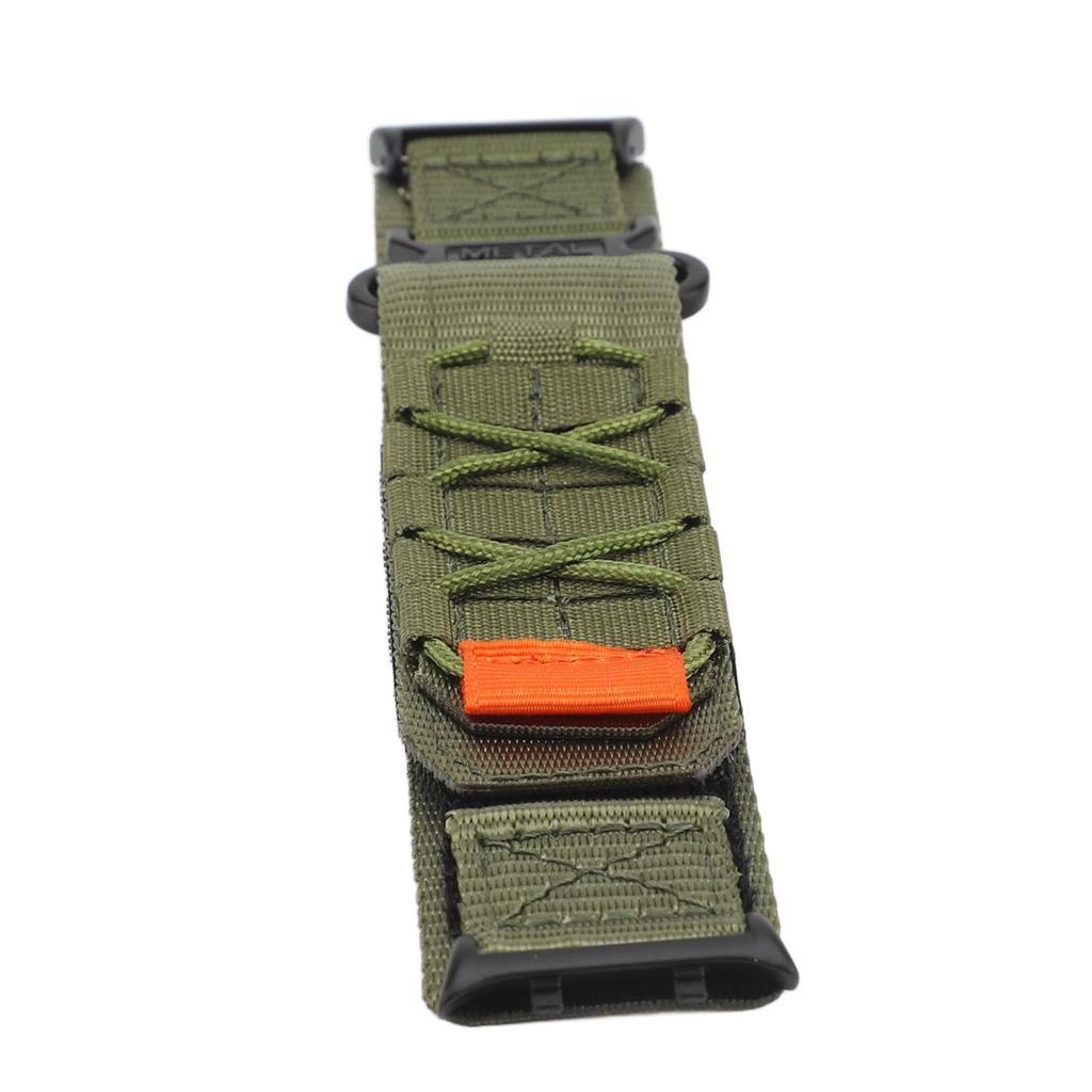 Řemínek na hodinky se suchým zipem Nastavitelný nylonový řemínek na hodinky Náhradní pro muže ženy OD Green