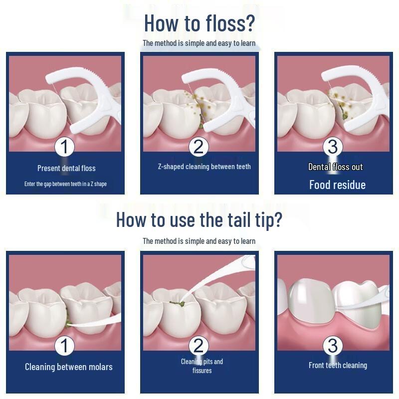 Little Deer Mom Individually Wrapped Floss Sticks