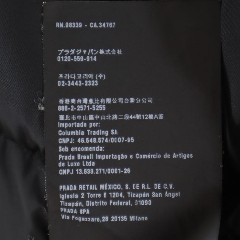 PRADA SPORTS 29W150 Down Jacket 40 Black Women Used