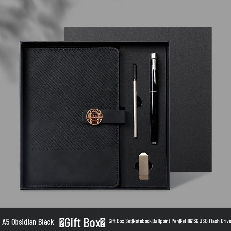 Custom Notebook & Diary Gift Set with Logo for Company Event or Student