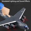 1:180 Scale Y-20 Transport Aircraft Model Toy Metal Body Pull Back Foldable Nose Wheel Military Plane Models Children's Gifts