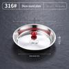 Food Grade 316 Stainless Steel Round Plate