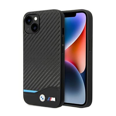 Bmw Línea Azul Cuero Carbono - Funda iPhone 14 Plus (zarny)