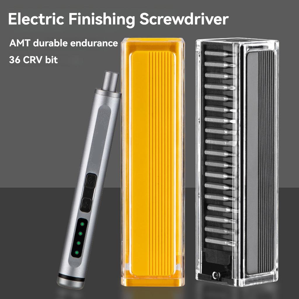 Mini Electric Precision Screwdriver Set Rechargeable Cordless Screwdriver with 36 Magnetic Bits for Electronics Repair
