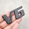3D Metal Letter V6 Logo Car Rear Trunk Badge Emblem Sticker for Toyota Camry Corolla Rav4 Prado CHR Auto Decal Accessories DJ6