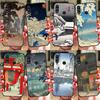 Japanese Style Ukiyo-e Art For Huawei Honor Magic 5 Lite X8 X9 X8a X9a 50 70 P20 P30 P40 P50 P60 Pro P Smart 2019 Case