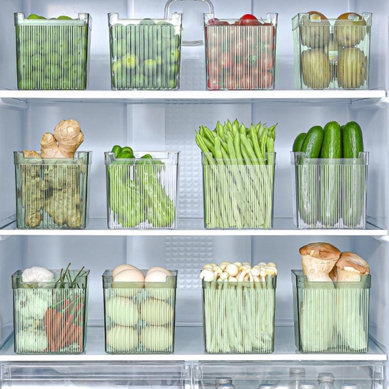 Food Storage Box to Keep Fresh-Vegetable Fruit Meat Kitchen Storage Bin-Case