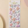 3D Set of for Decorating Cell DIY and Crafts Stickers Stickers, 4, Phones, Planners, Diaries, (Animal (Type B))