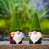 Cartoon Garden Flocking Goblin Resin Ornament Cute Faceless Doll Dwarf Statue Garden Bonsai