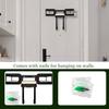 Wall Mount Ironing Stand Easy to Install Ironing Board Holder Space-saving Ironing Stand Rack Laundry Room Accessories