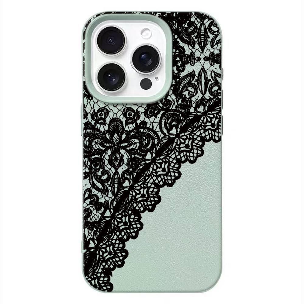 Sexy Spitze Handyhülle Für IPhone 17 16 15 Plus 11 13 12 14 Pro Max 16e 17 Air Weiche Silikonhülle Stoßfeste Hüllen