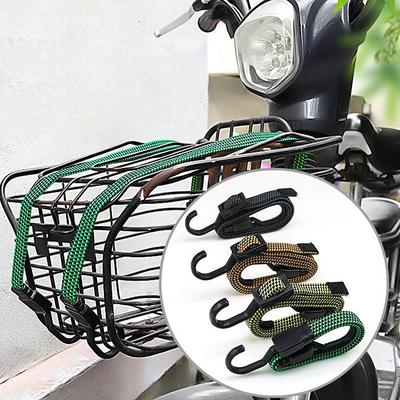 1pc New Elastics Rubber Luggage Rope Cord Hooks Bikes Rope Tie Bicycle Luggage Roof Rack Strap Fixed Band Hook Car