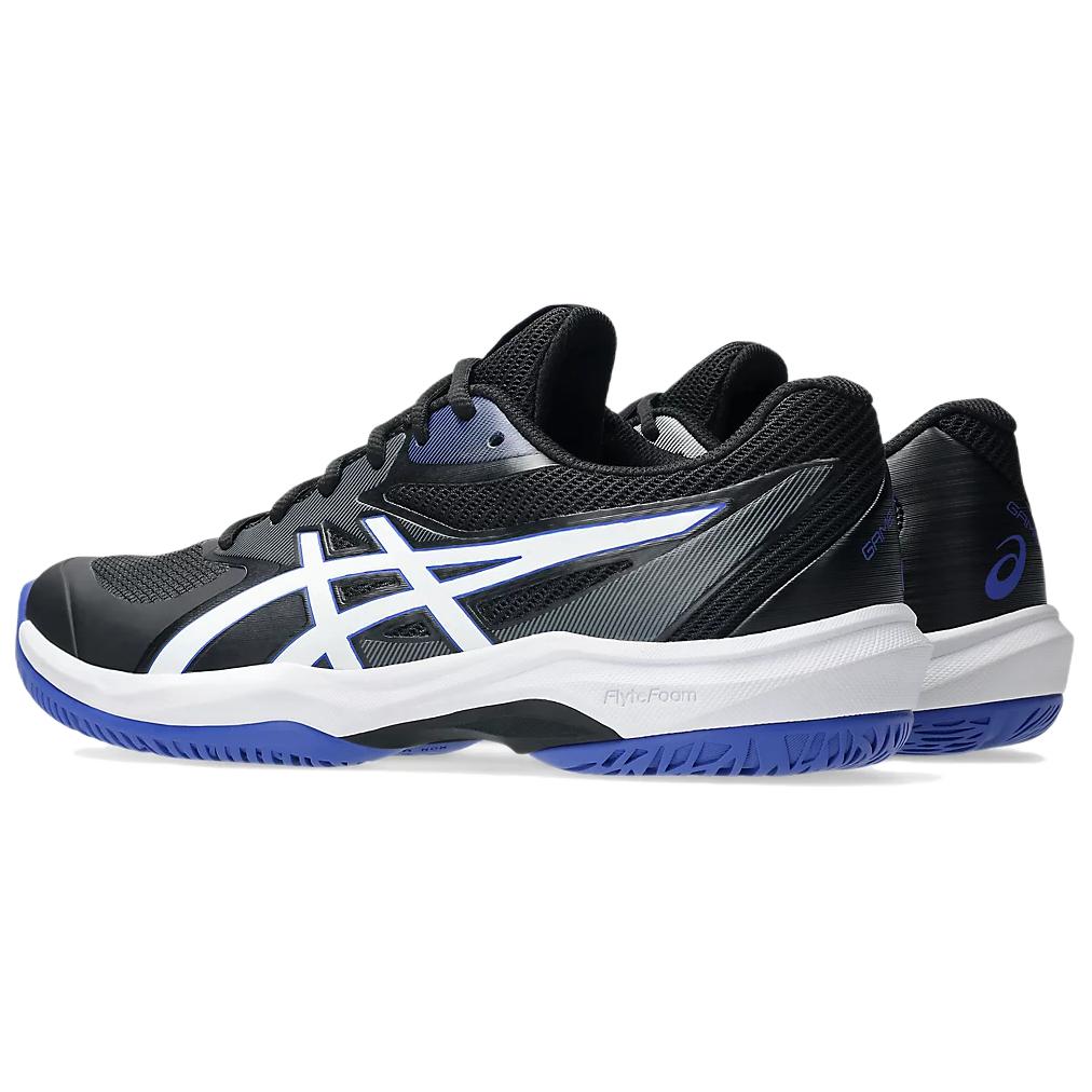 Asics Game FF Kényelmes Divatos Tartós Lélegző Alacsony Szárú Teniszcipő Férfi Sneaker Fekete Fehér 1041A489-001