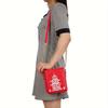 Vibrant Tower Pattern Crossbody Bag Fun Novelty Messenger Shoulder Purse With Square Tote Design Adjustable Strap And Spacious Interior Perfect