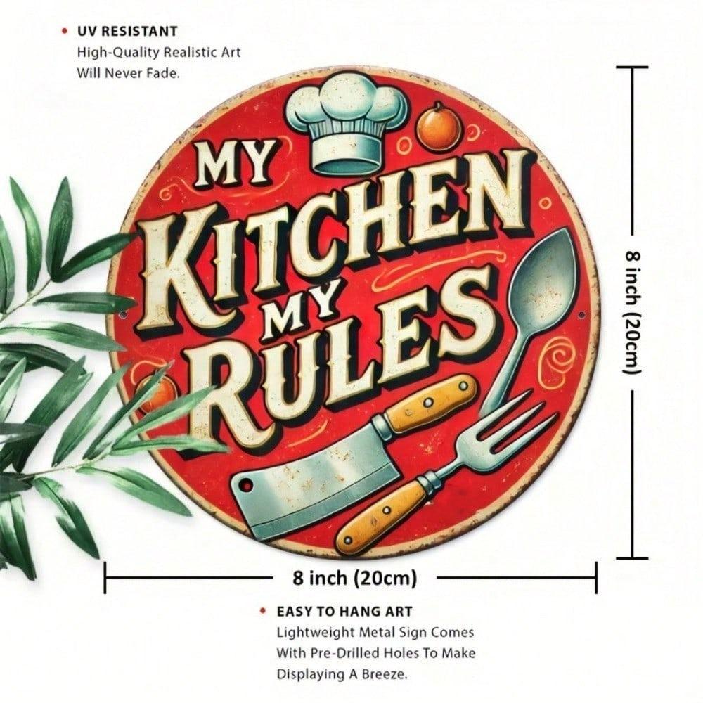 Vintage Metal Tin Sign Retro Wall Decor Funny Novelty Plaque for Home Bar Cafe Kitchen Garage