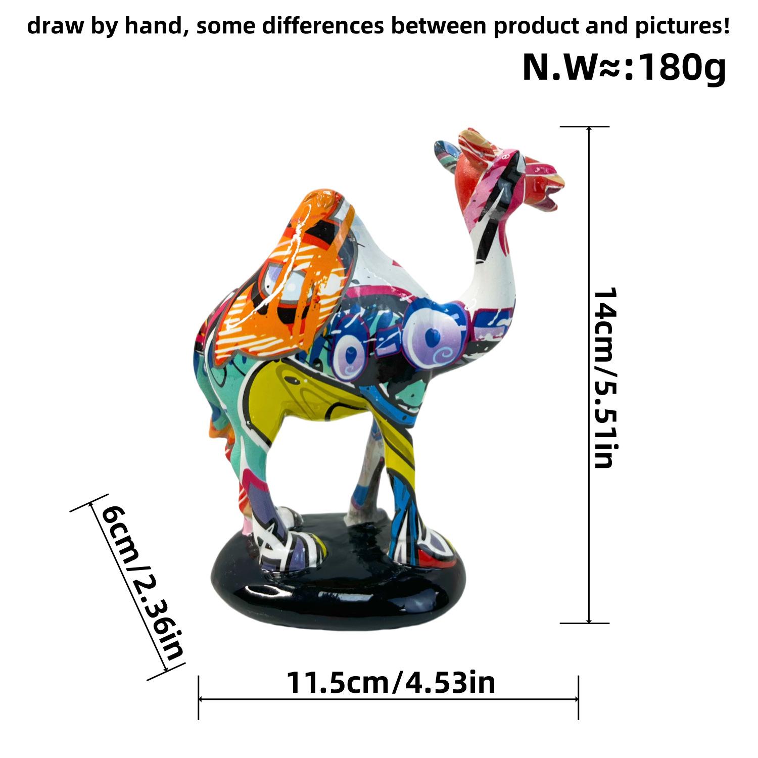 

Modern Sleek Camel Small Ornaments Home Tabletop Decoration Animal Living Room Work Resin Best Craft Small Gifts Durable